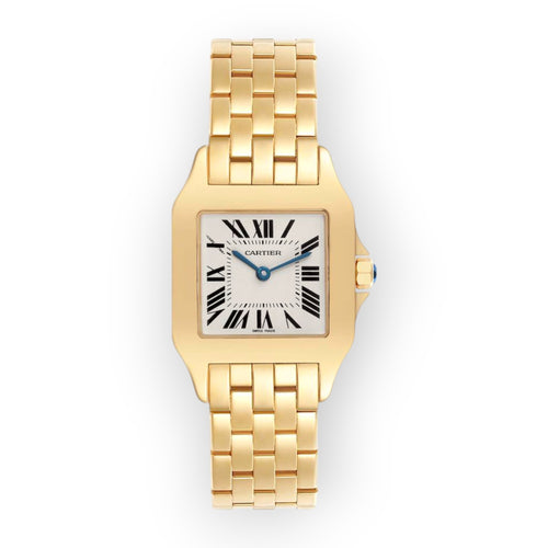 Cartier Santos Demoiselle Midsize W25062X9 Yellow Gold Ladies Watch