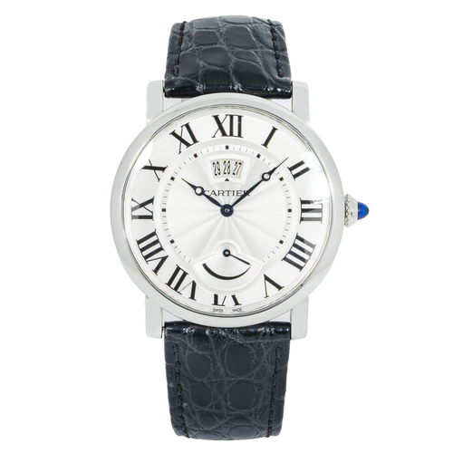 Cartier Tank Américaine W1556369 – Stainless Steel Automatic Watch with Leather Strap