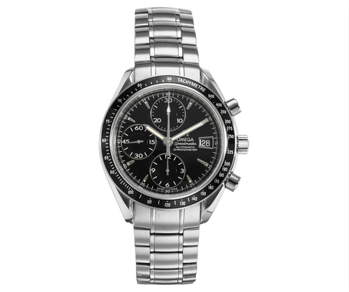 Omega Speedmaster Date 3210.50.00 – 40mm Black Dial with Stainless Steel Bracelet