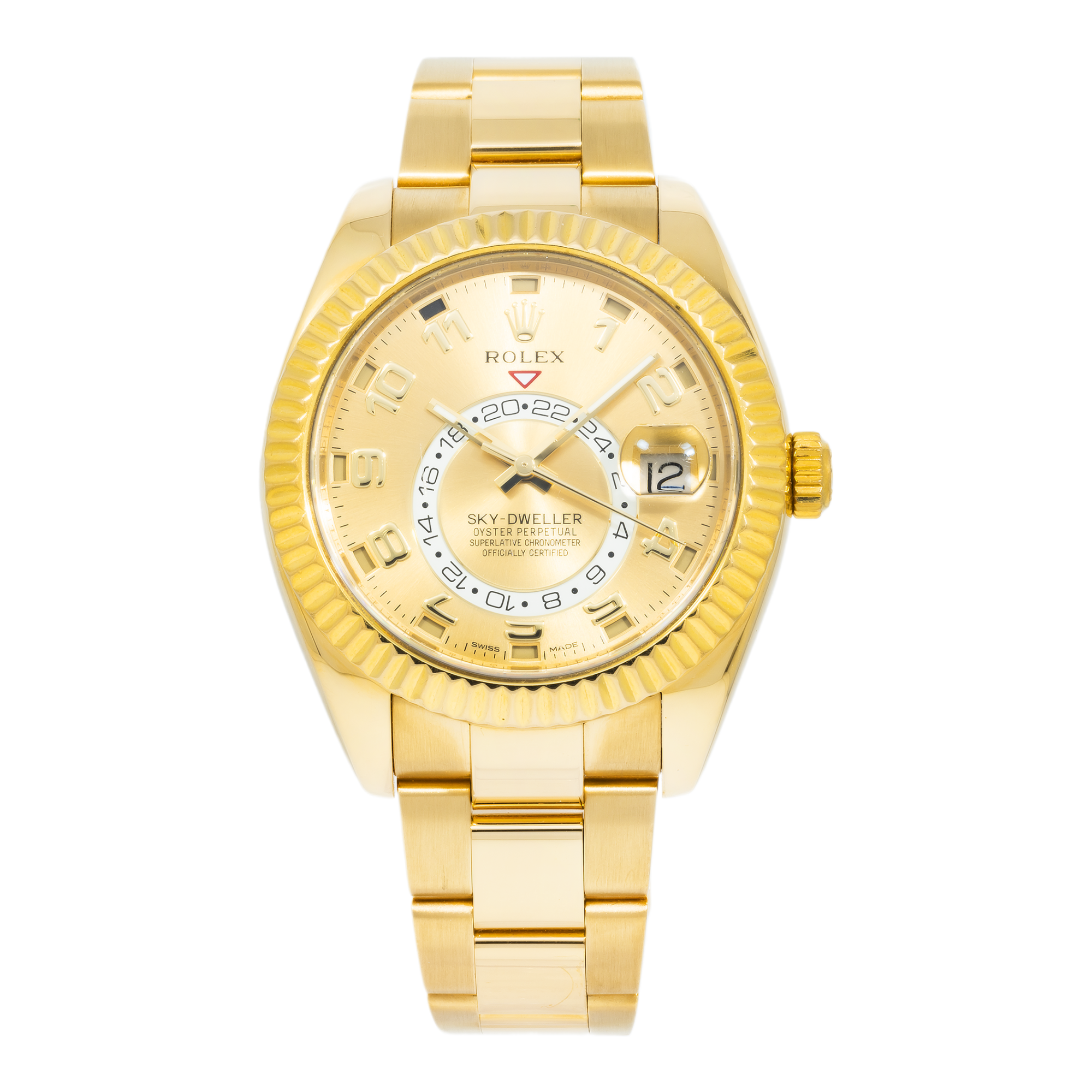 Pre-Owned Rolex Sky-Dweller 326938 Yellow Gold 42mm – JD Watches NY