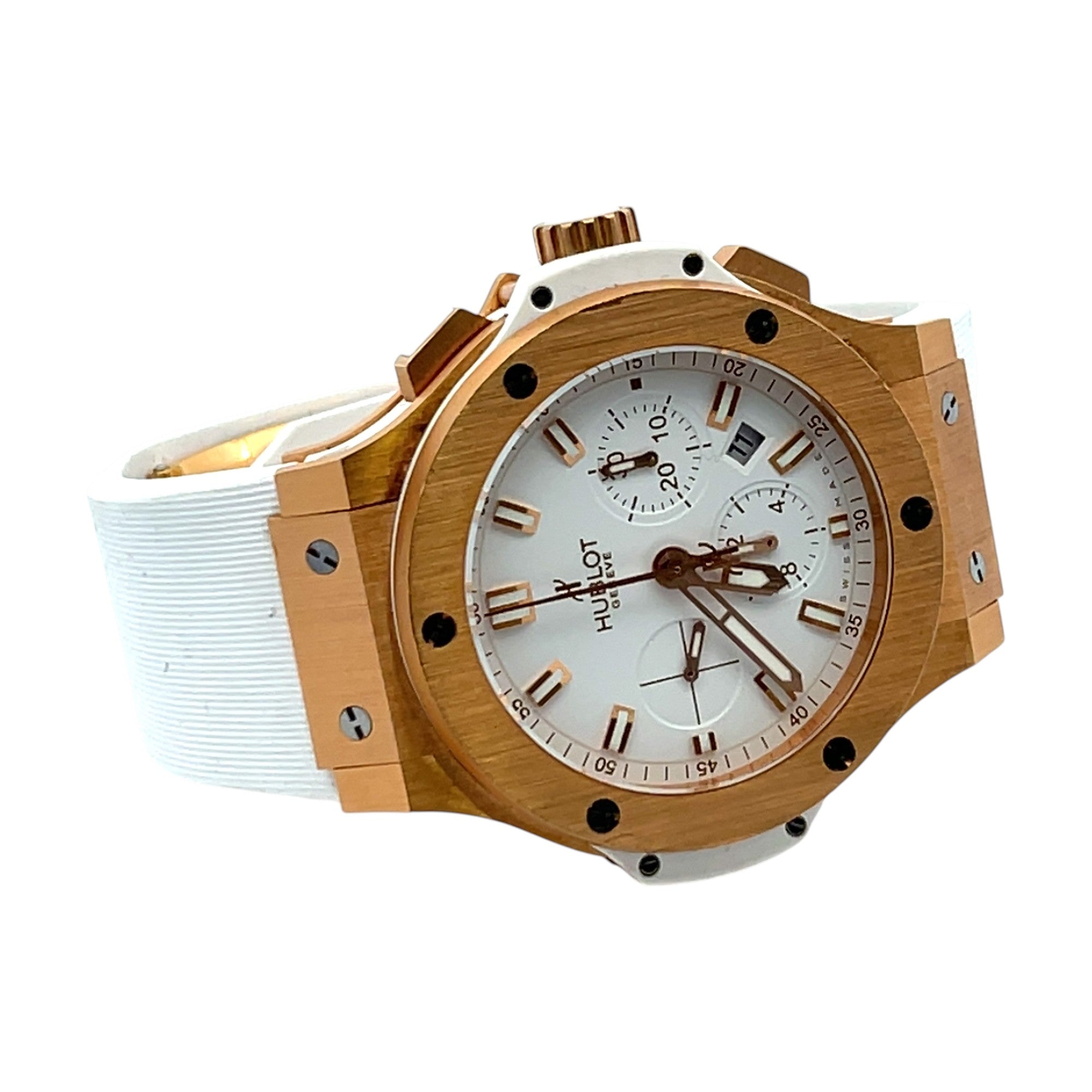 Hublot Big Bang Evolution 44 mm 301.PE.2180.RW 18K RG White Dial Naked