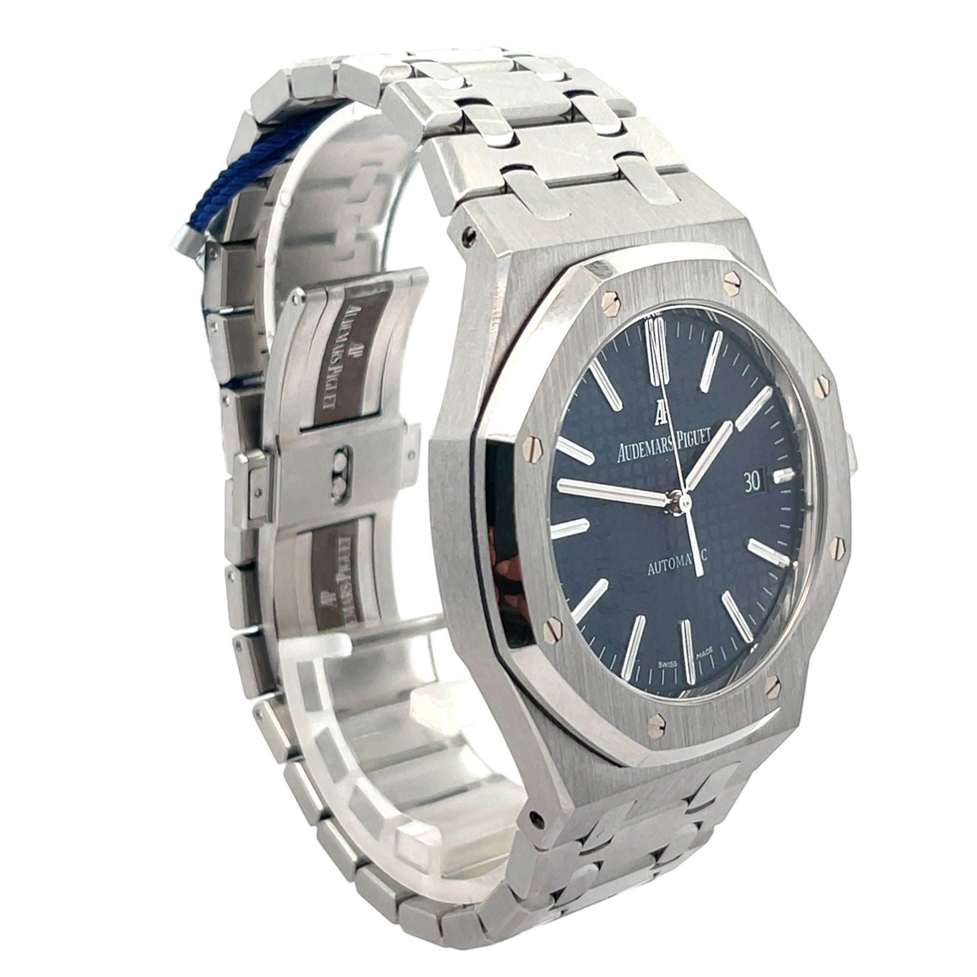 Audemars Piguet 41mm Royal Oak Steel Blue Dial 15400ST - Papers