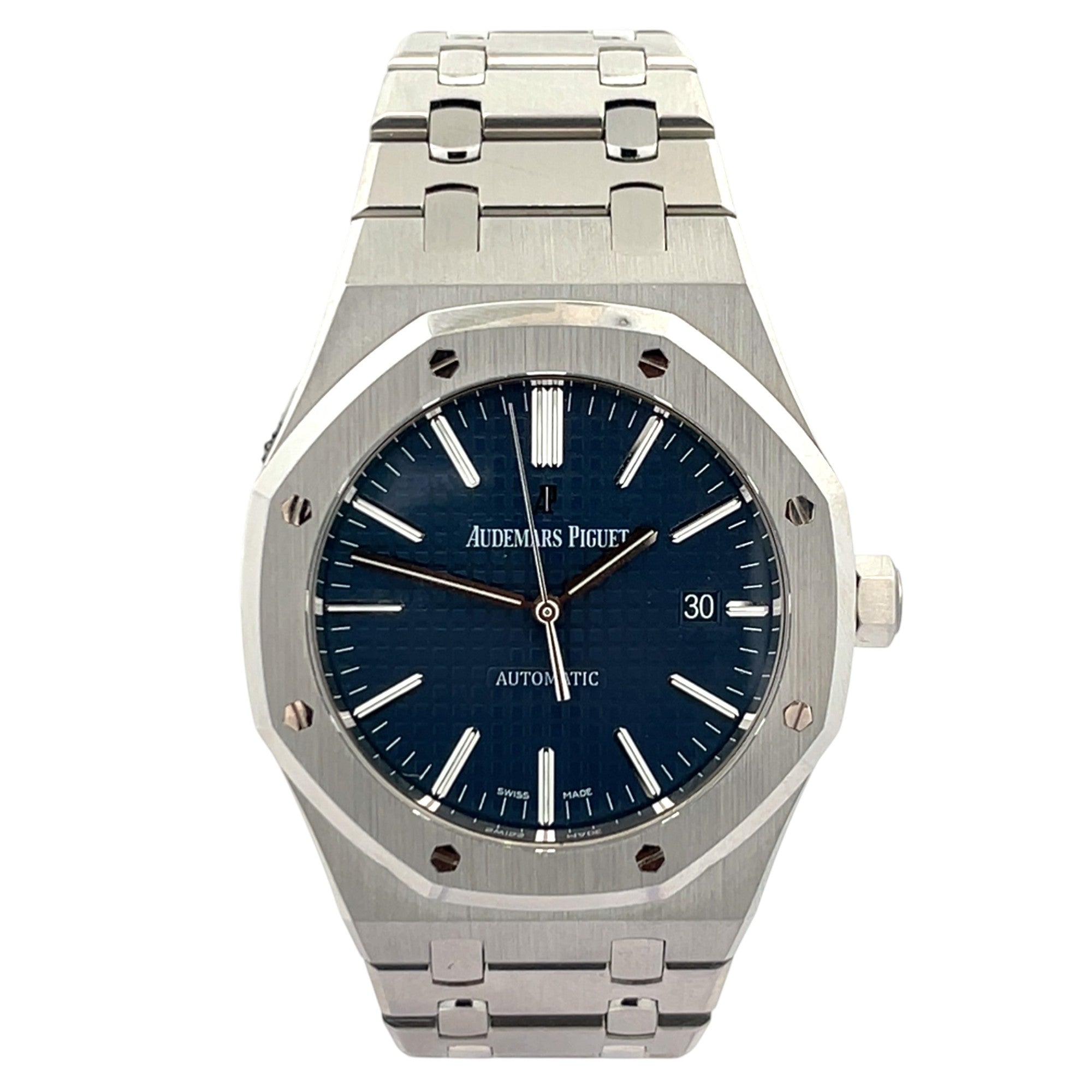 Audemars Piguet 41mm Royal Oak Steel Blue Dial 15400ST - Papers
