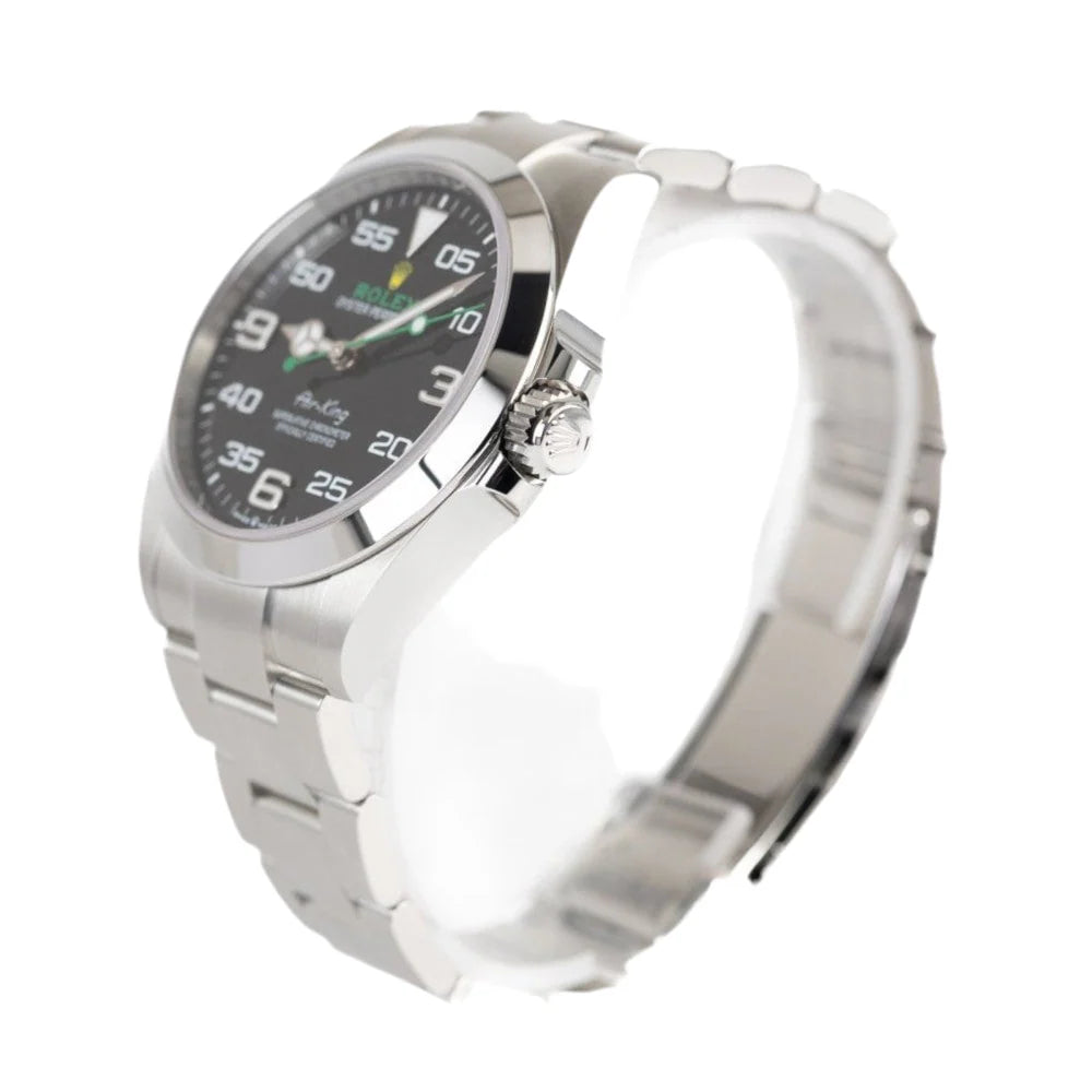 Rolex 40mm Air King Black Dial Steel Oyster 126900 - 2023 Card