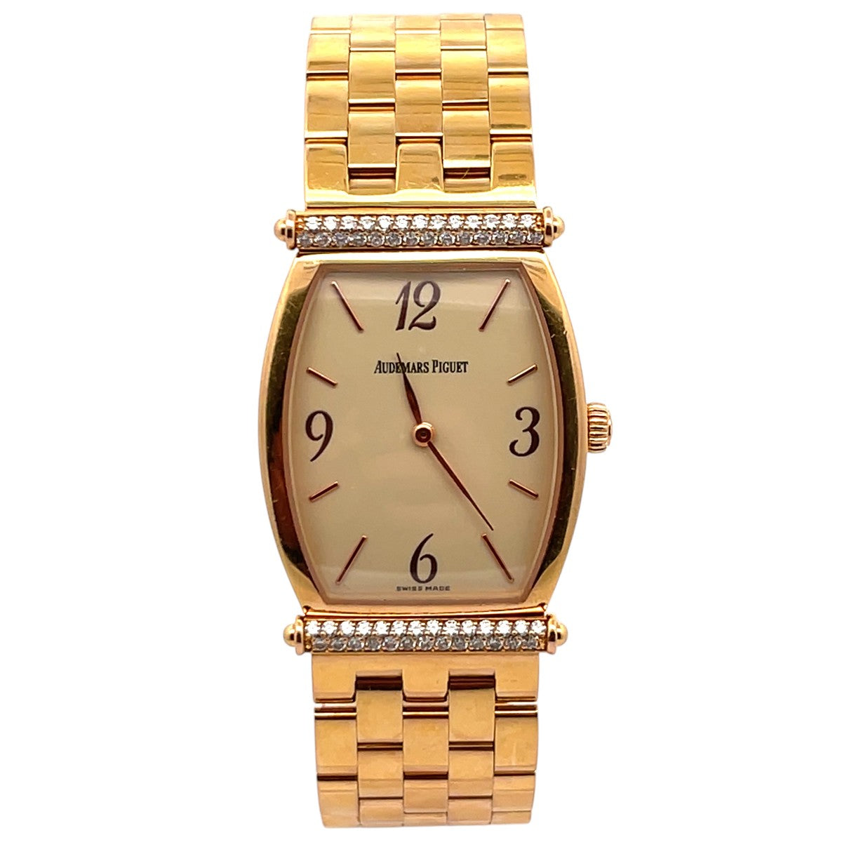 Audemars Piguet 34.5MM x 25MM Carnegie 18KYG Factory Diamond 14944BA - No Papers