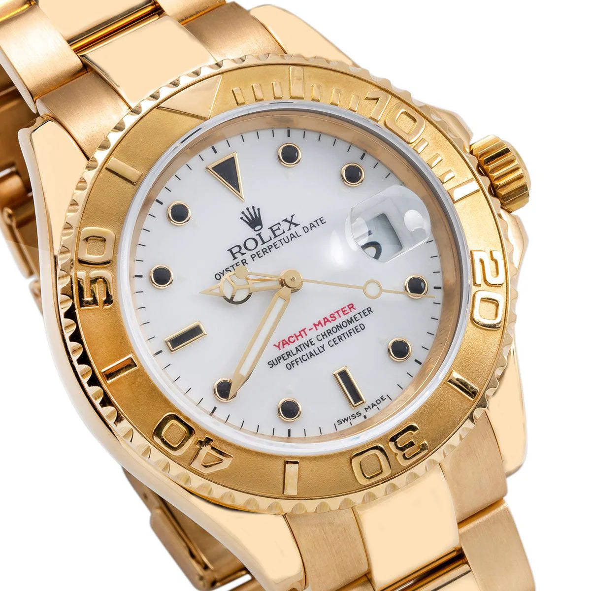Rolex Yacht-Master 16628 – 40mm 18k Yellow Gold Luxury Sports Watch