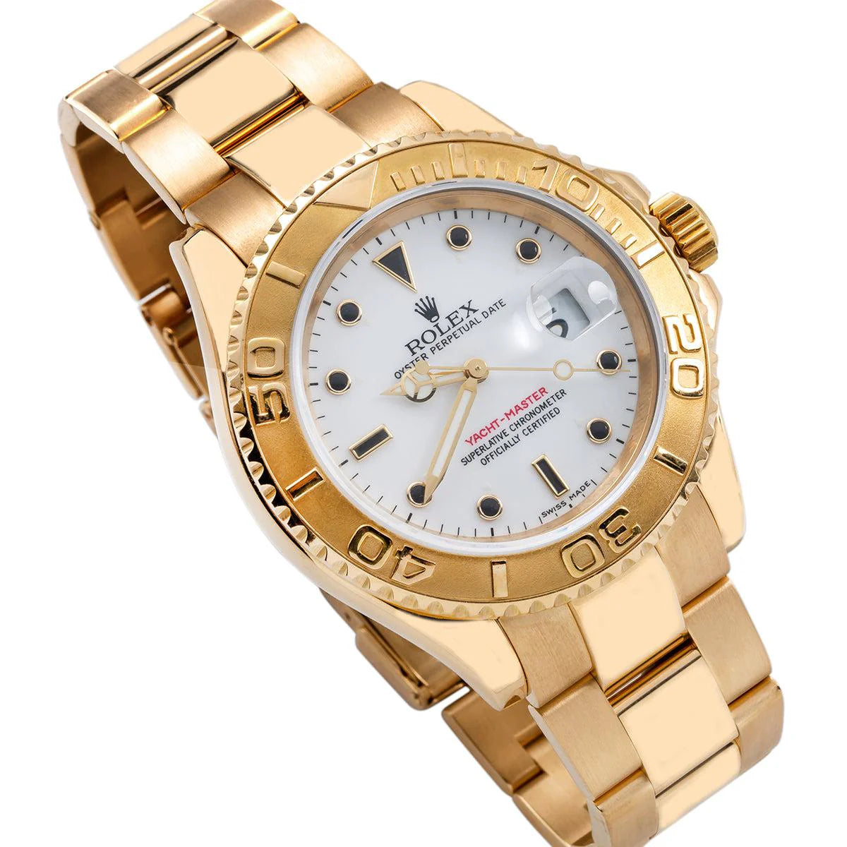 Rolex Yacht-Master 16628 – 40mm 18k Yellow Gold Luxury Sports Watch