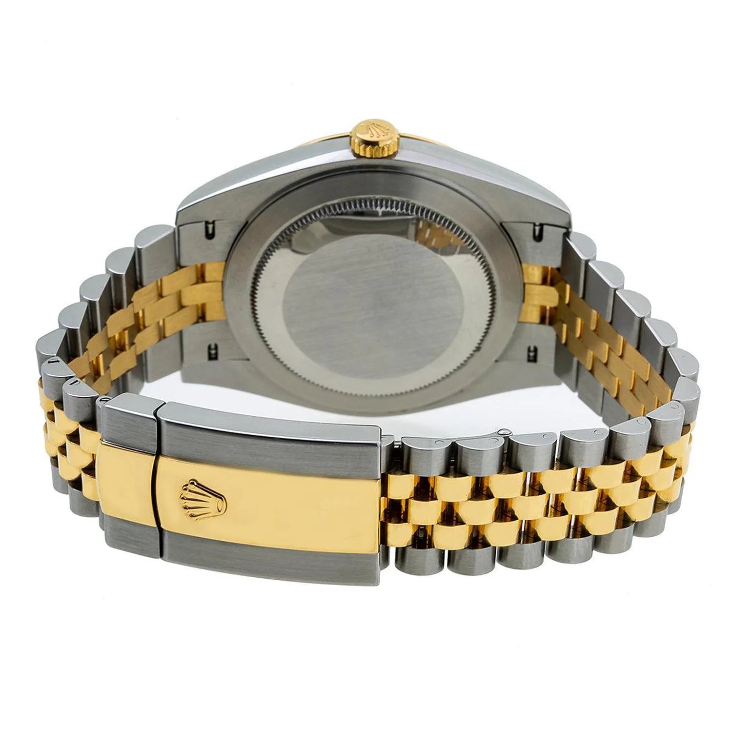 Rolex Datejust 41MM 126333 Silver Dial Fluted Bezel Two-Tone Yellow Gold Jubilee Bracelet