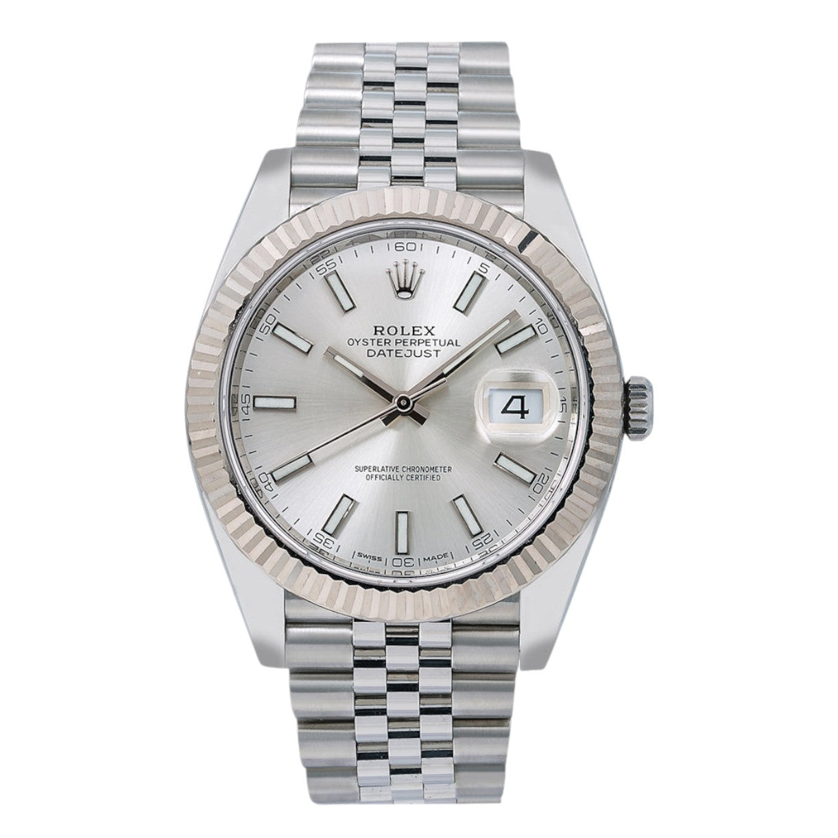 Rolex Datejust 126334 41mm Silver Dial With Stainless Steel Jubilee