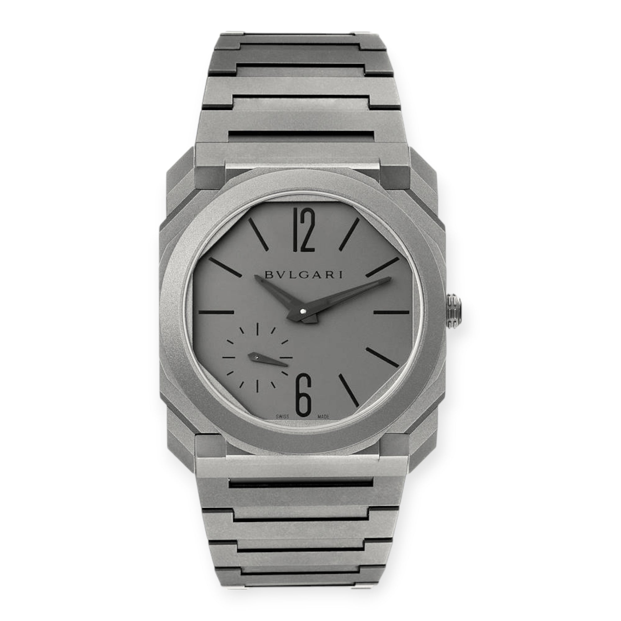 Bvlgari Octo Finissimo 102713 Titanium Ultra Thin Mens Watch