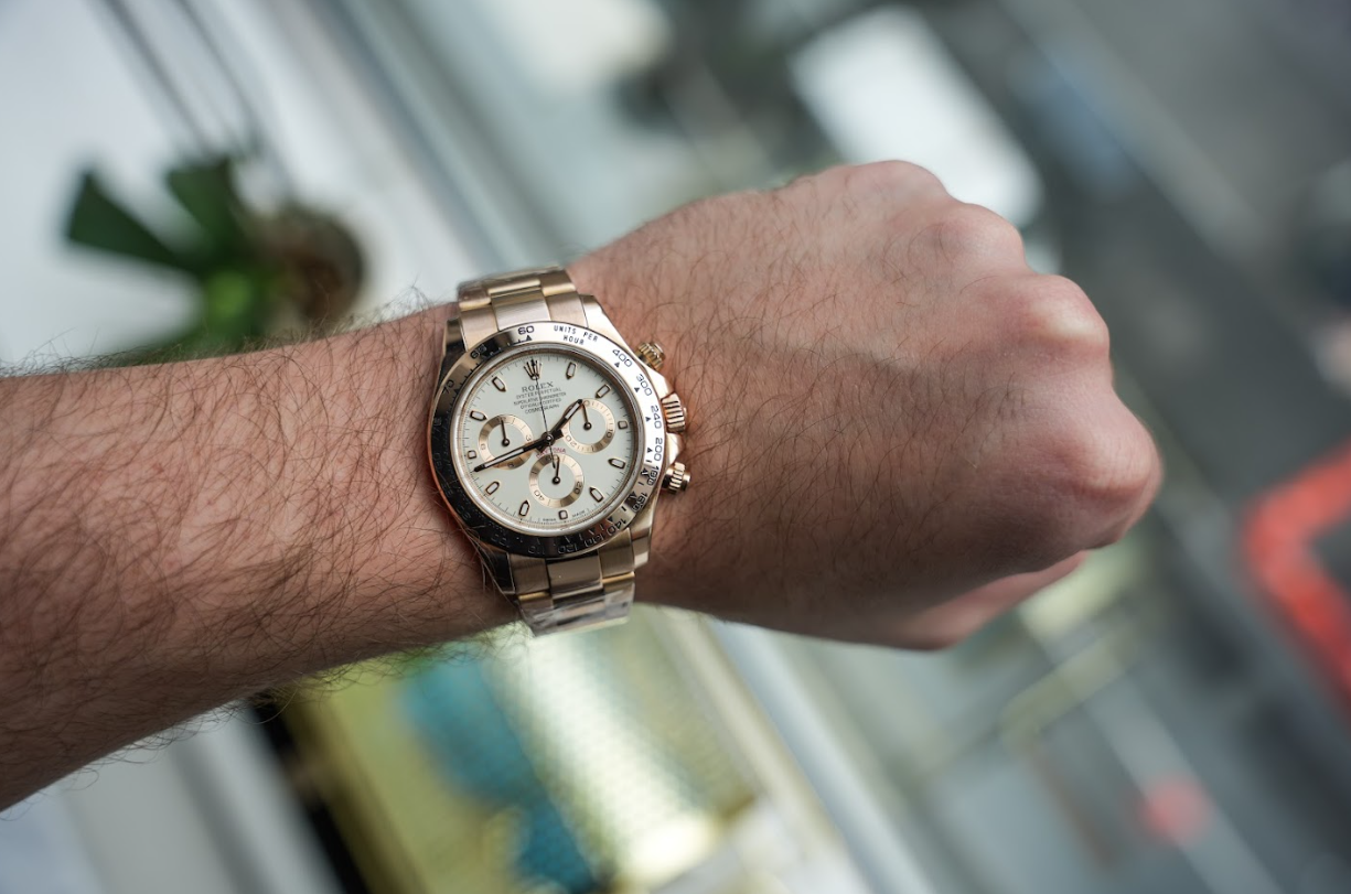 Pre-Owned Rolex 116505 Ivory Dial | Everose Gold Daytona – JD Pre-Owned Rolex 116505 Ivory Dial | Everose Gold Daytona – JD