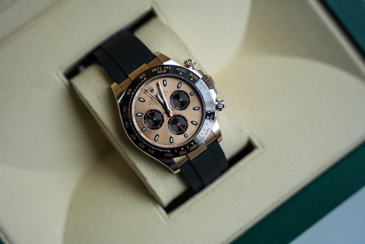 Rolex Daytona 116515LN – Everose Gold Champagne Dial Chronograph