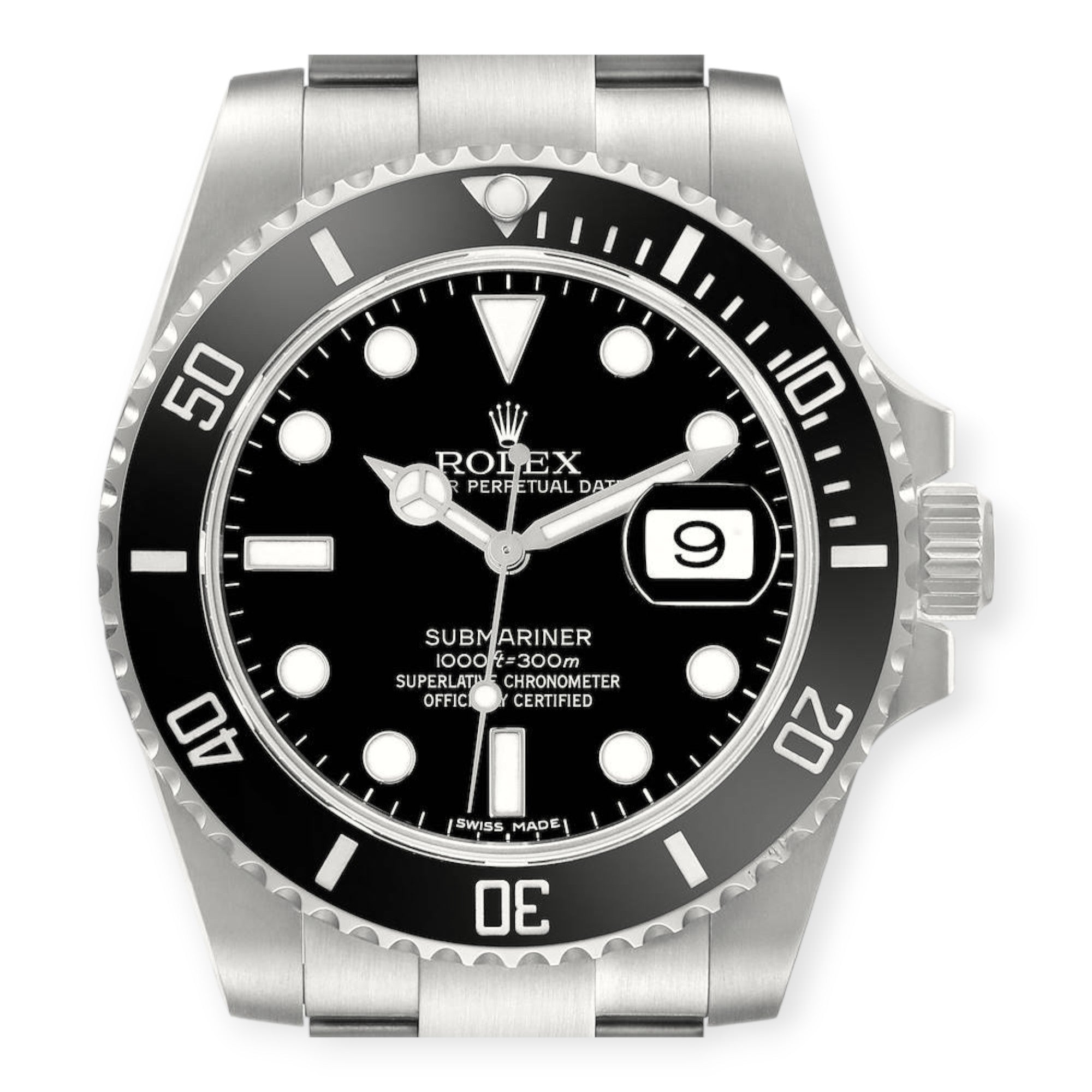 Rolex Submariner Date 40MM Stainless Steel Black Ceramic Bezel Black Dial 116610LN