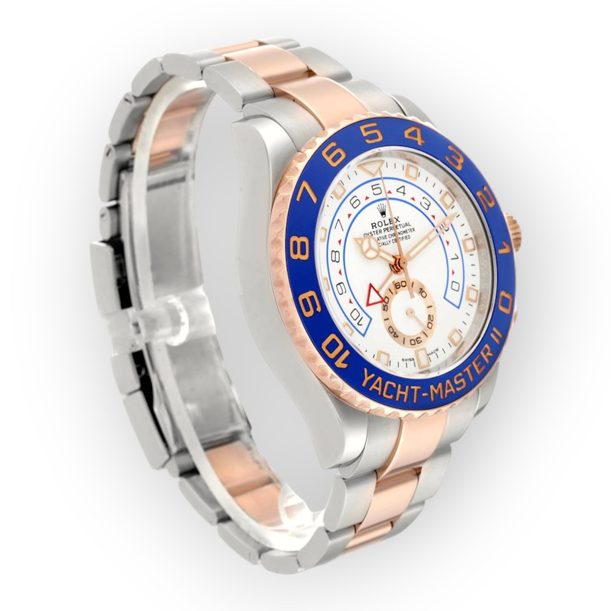 Rolex Yacht-Master II 116681 44MM White Dial With Two Tone Oyster Bracelet