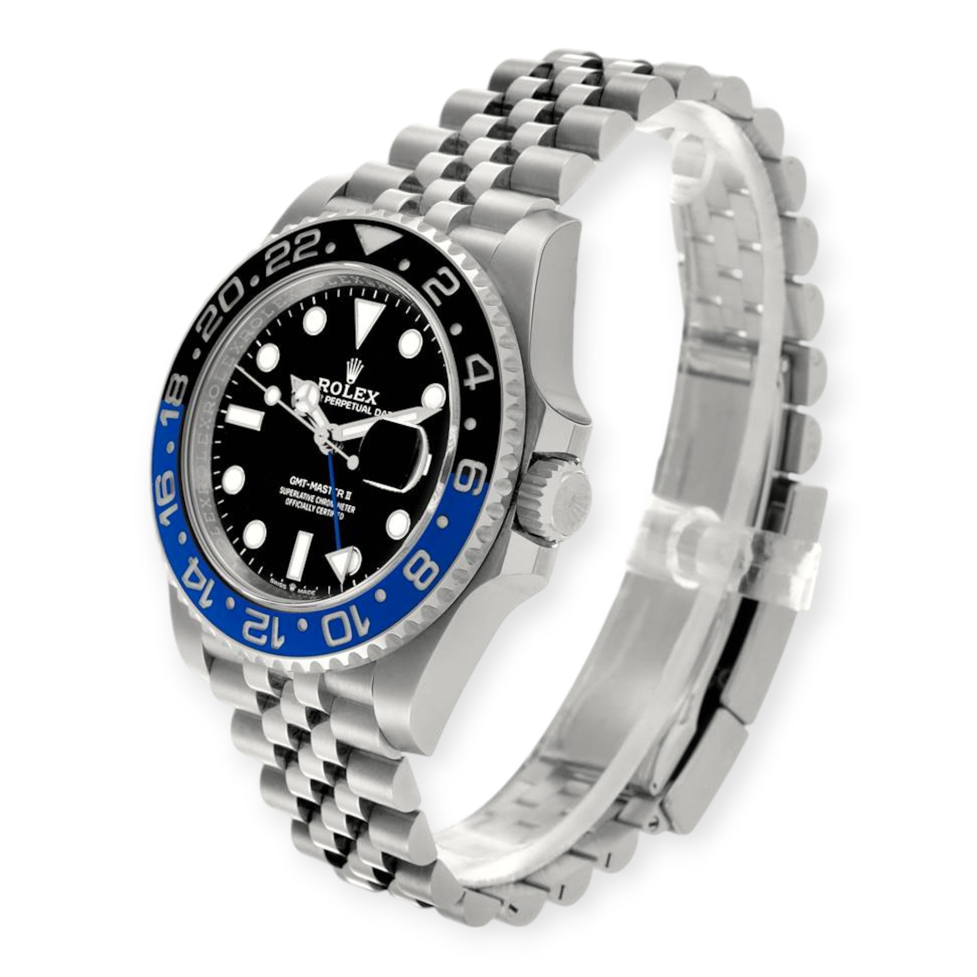 Rolex GMT-Master II 126710BLNR 40MM Black Dial With Stainless Steel Jubilee Bracelet