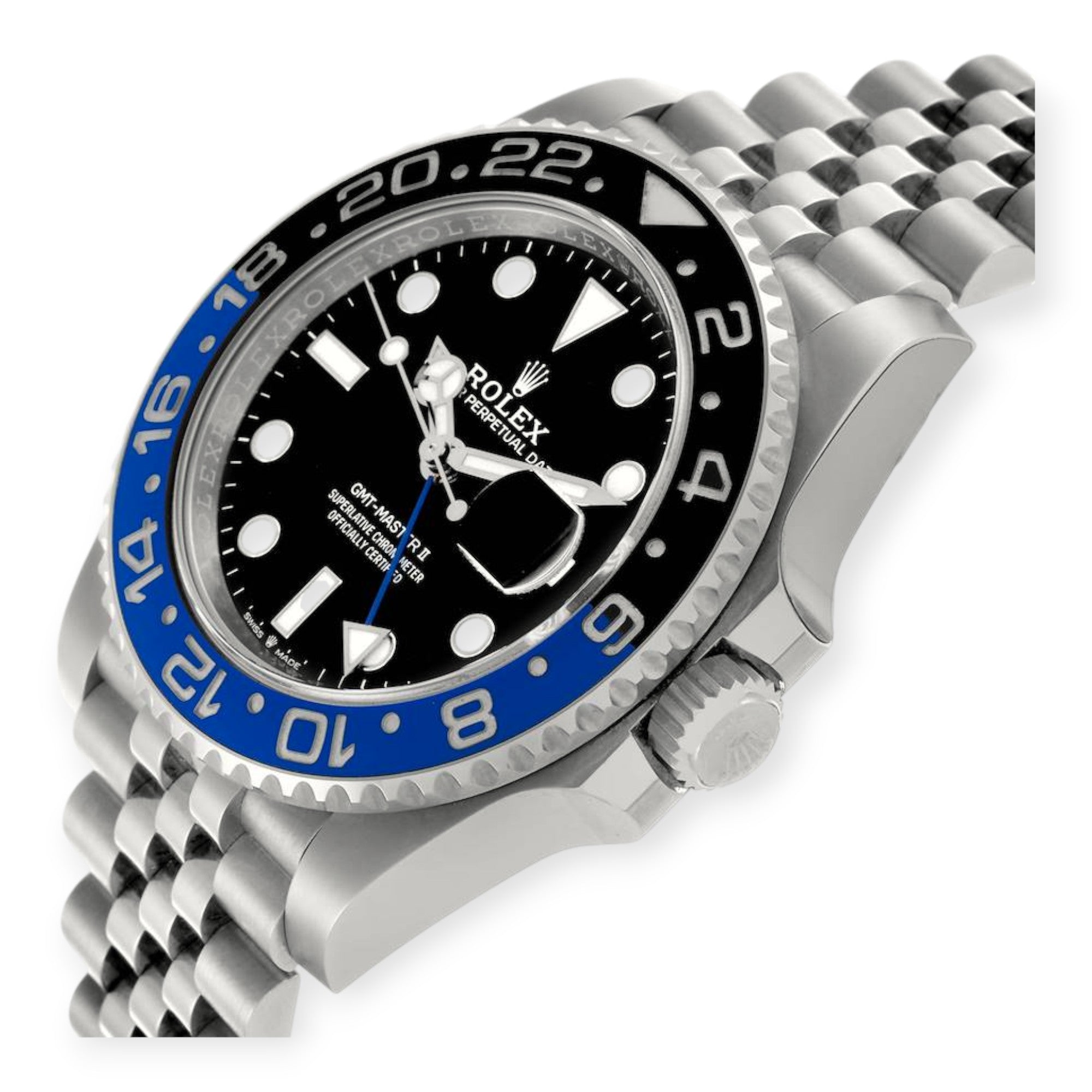 Rolex GMT-Master II 126710BLNR 40MM Black Dial With Stainless Steel Jubilee Bracelet