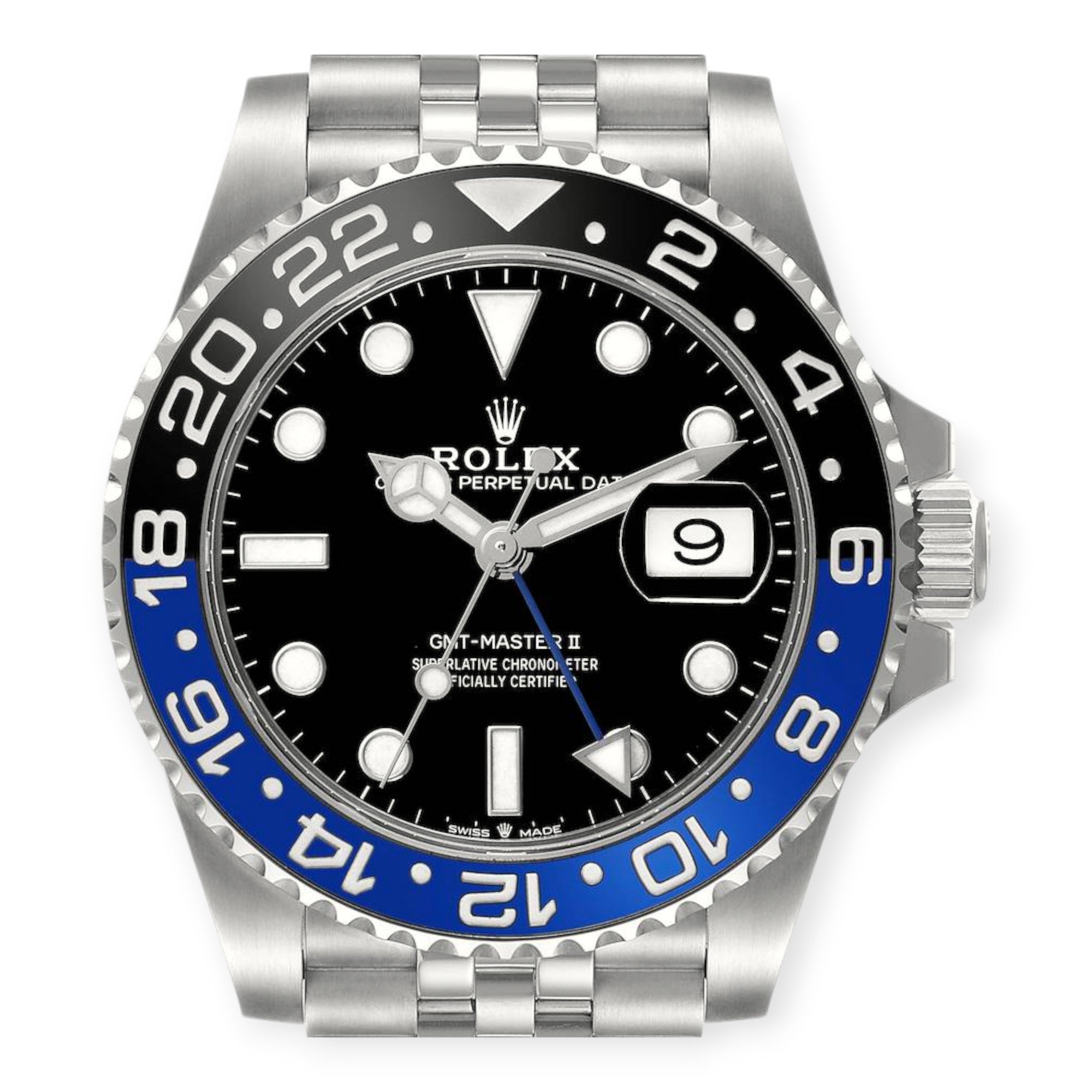 Rolex GMT-Master II 126710BLNR 40MM Black Dial With Stainless Steel Jubilee Bracelet