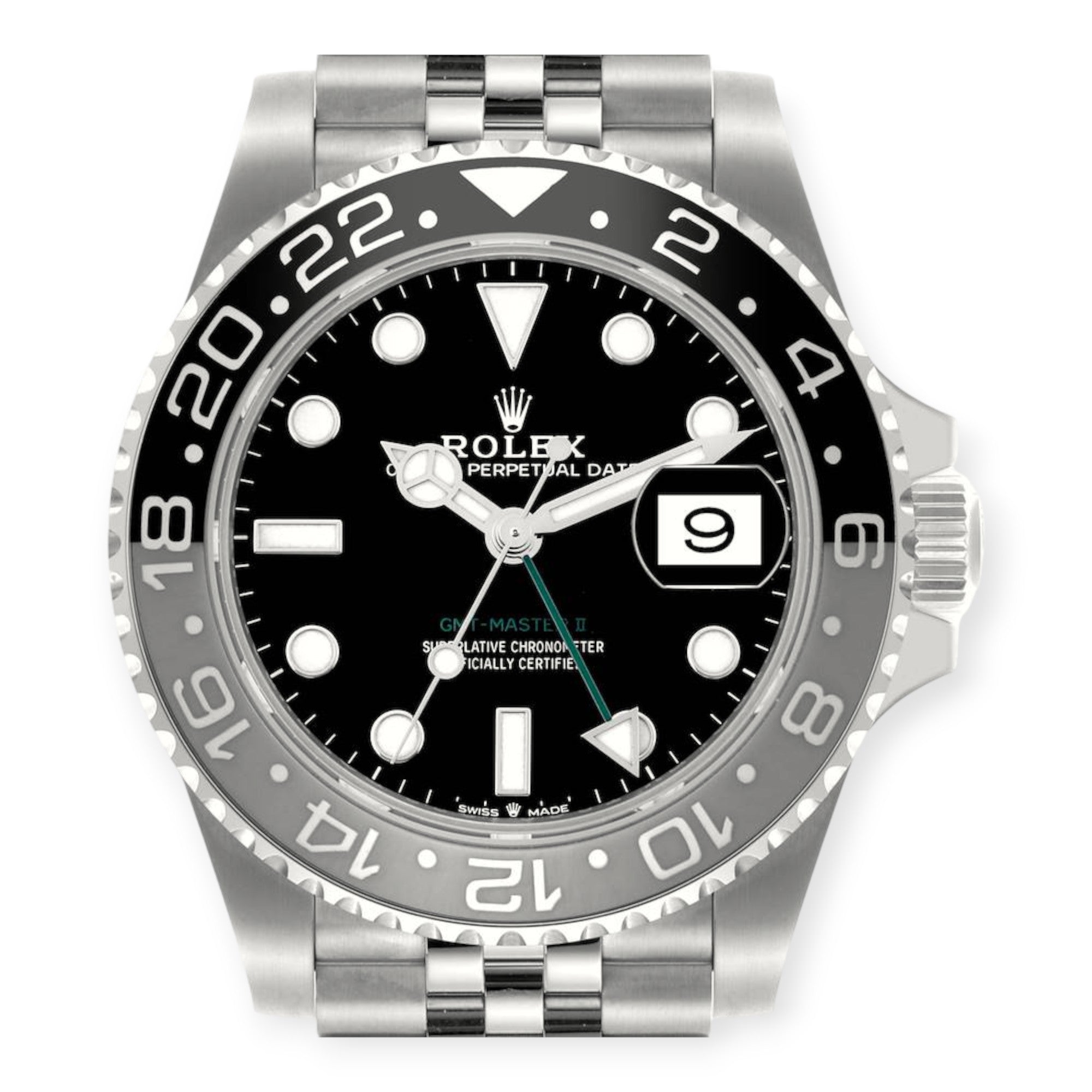 Rolex GMT-Master II 126710GRNR 'Bruce Wayne' Stainless Steel Jubilee