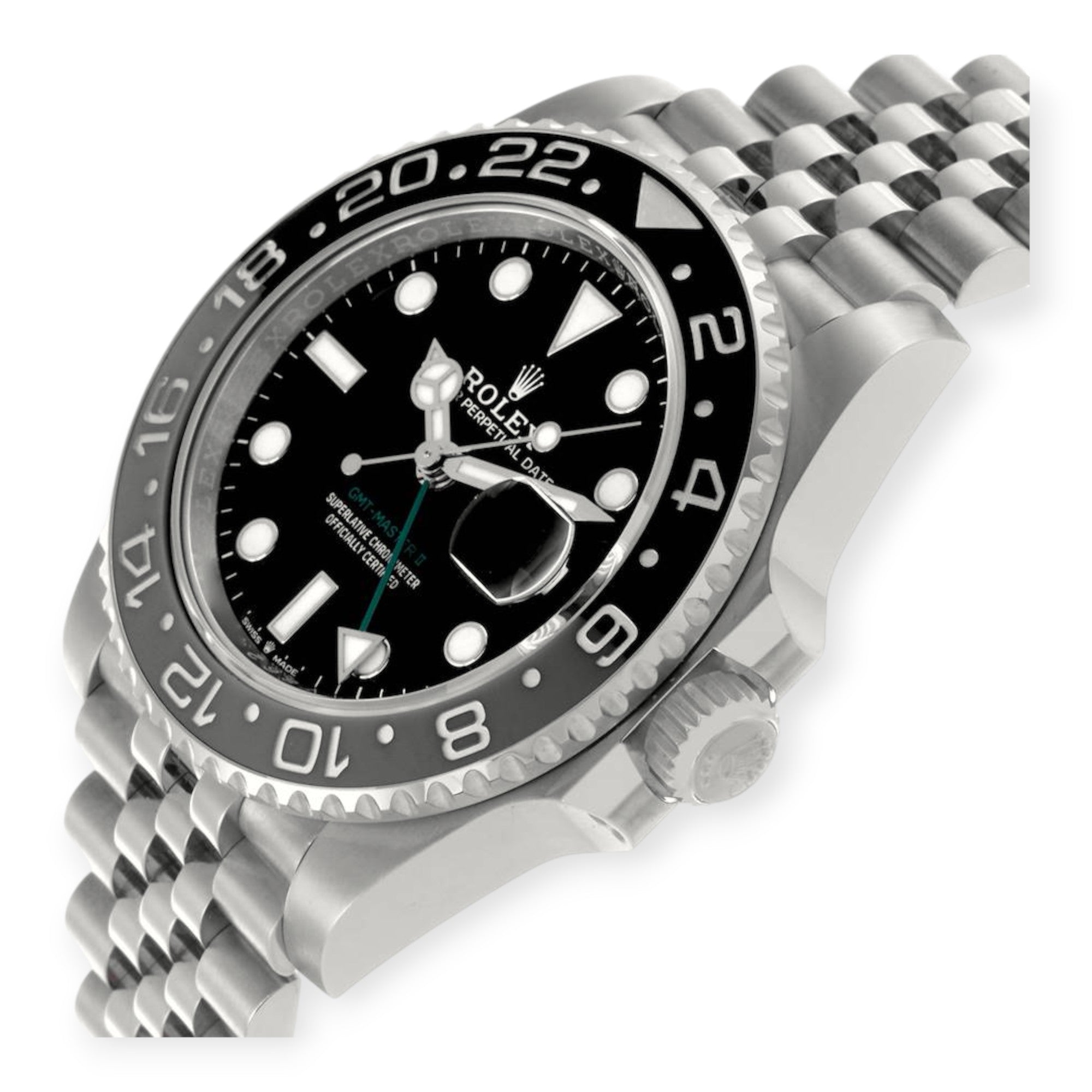 Rolex GMT-Master II 126710GRNR 'Bruce Wayne' Stainless Steel Jubilee