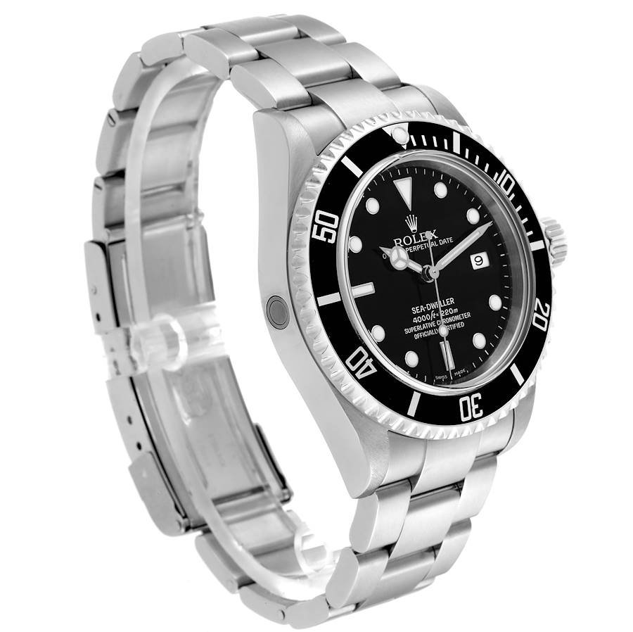 Vintage Rolex Sea Dweller Stainless Steel Black Insert Bezel 40MM 16600