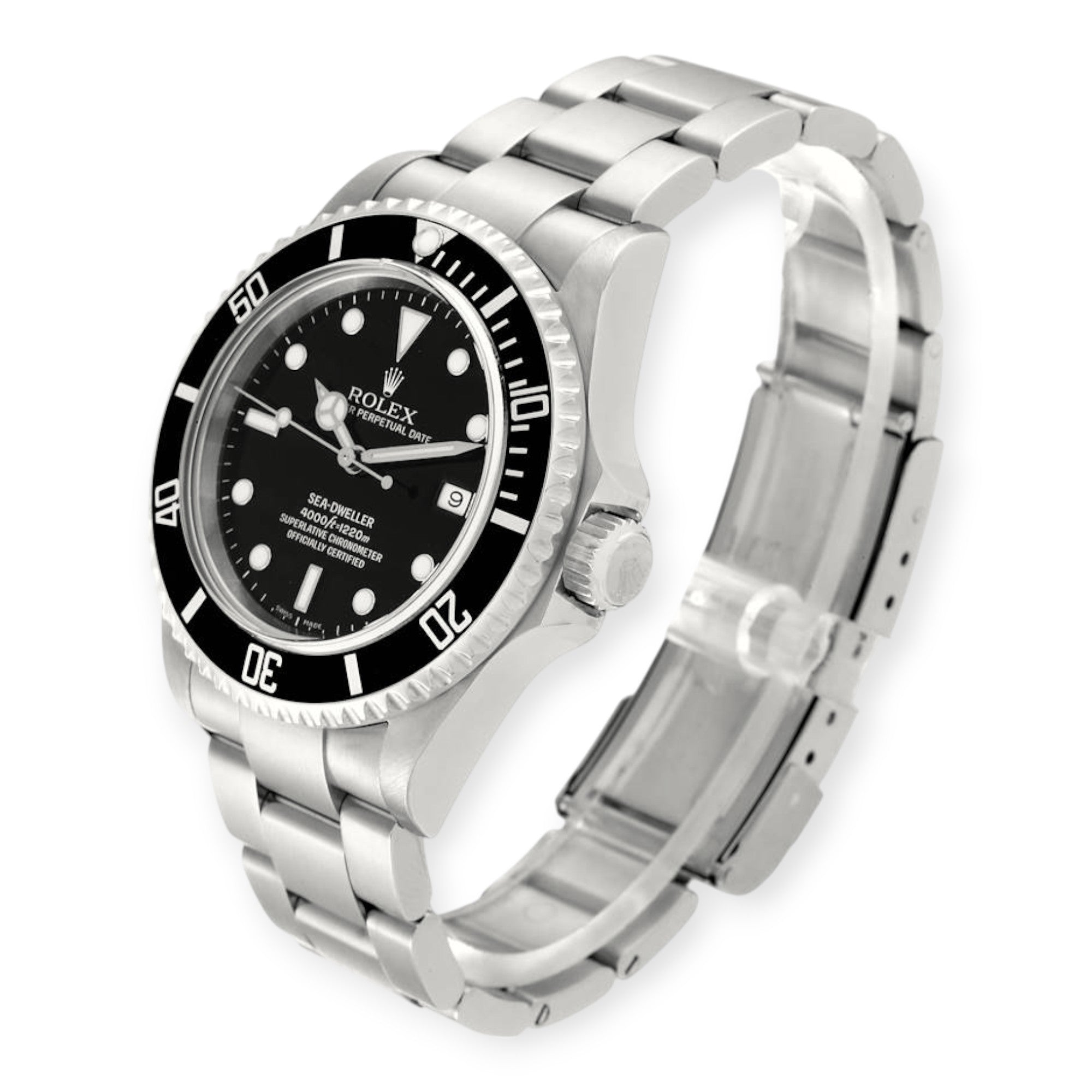 Rolex Submariner Date 16610 Black Dial With Stainless Steel Bracelet