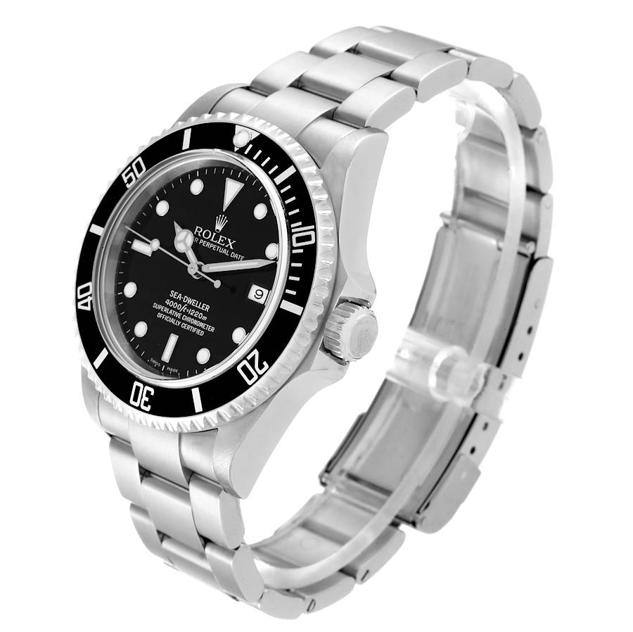 Vintage Rolex Sea Dweller Stainless Steel Black Insert Bezel 40MM 16600