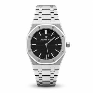 Audemars Piguet Royal Oak Lady 67650ST.OO.1261ST.01  Quartz Steel Black Dial 33m