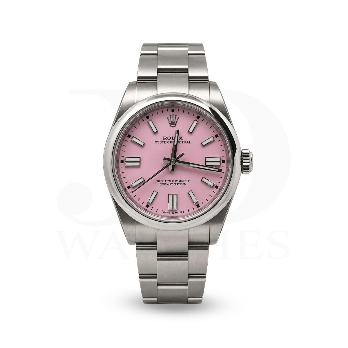 Rolex 41mm Oyster Perpetual 134300 Steel Pink Dial - 2026 Card
