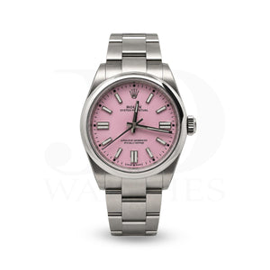 Rolex Oyster Perpetual 41mm Steel Pink Dial Men Watch 134300