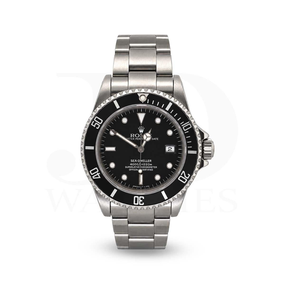 Rolex 40mm Sea Dweller Stainless 16660 Black Dial - 1985 Papers