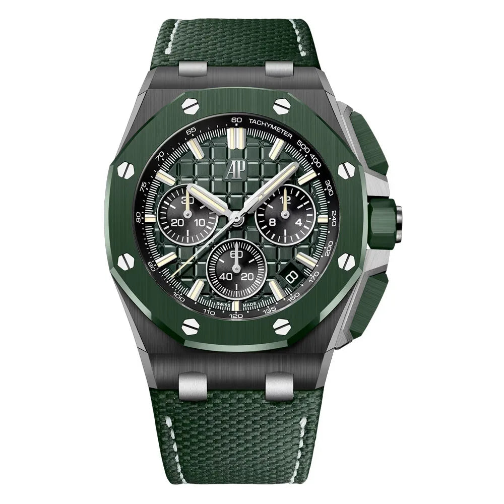 Audemars Piguet Royal Oak Offshore Selfwinding Chronograph 43mm Green Ceramic Green Dial 26420CE.OO.A063VE.01