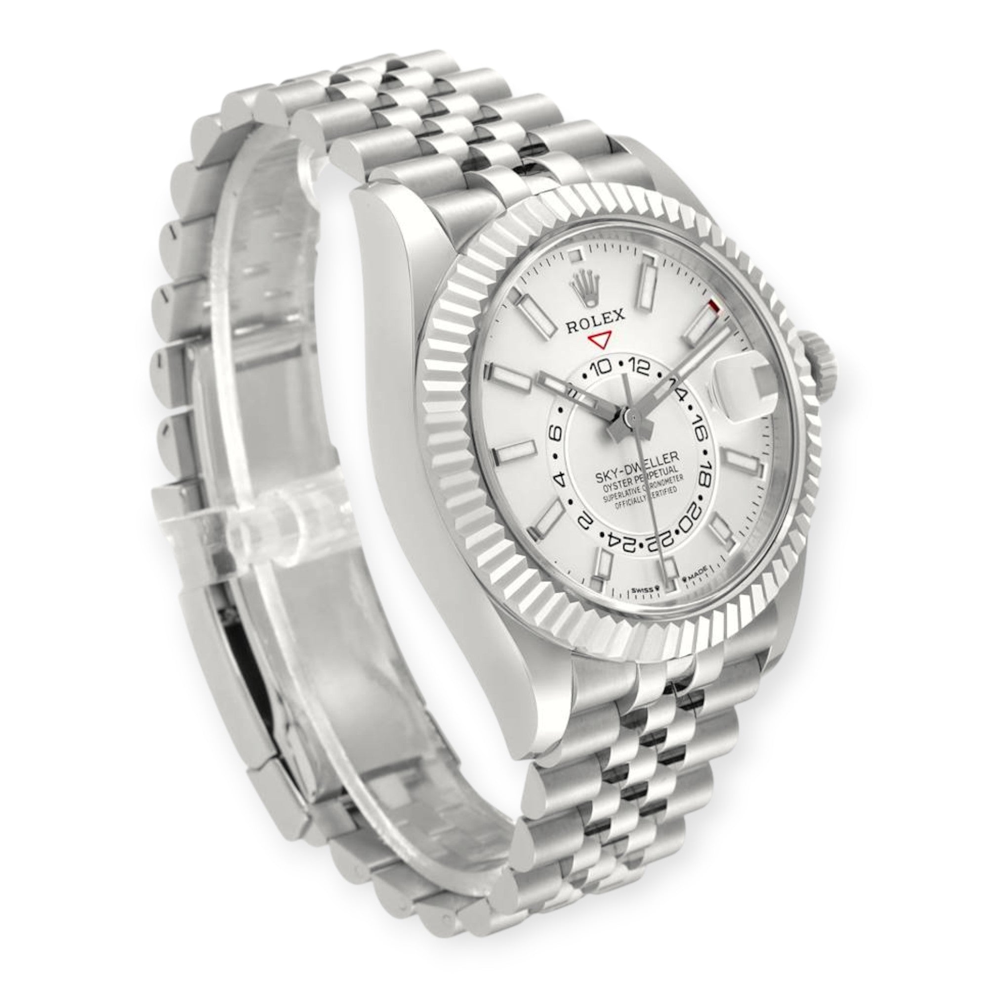 Rolex Sky-Dweller 336934 Steel White Gold Mens Watch