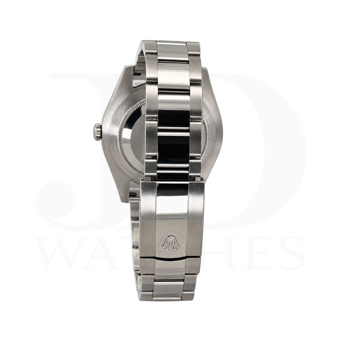 Rolex 41mm Datejust II 116300 Steel Blue Roman Dial Oyster Bracelet - 2017 Card
