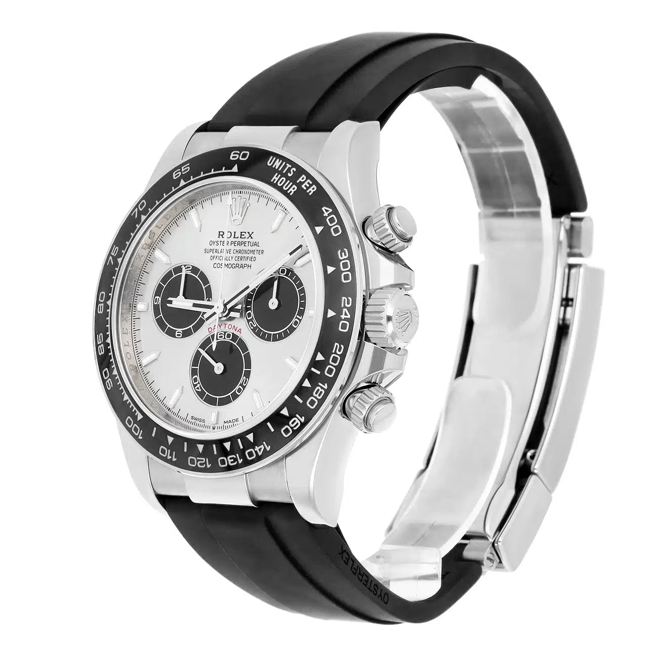 Rolex Cosmograph Daytona 126519LN “Ghost” 18K White Gold Oysterflex 40mm