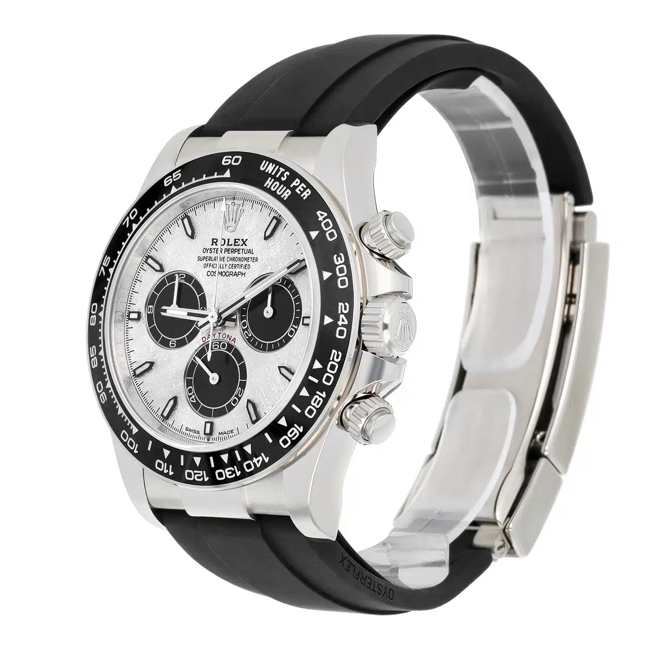 Rolex Cosmograph Daytona 126519LN Meteorite Dial 18K White Gold Oysterflex 40mm