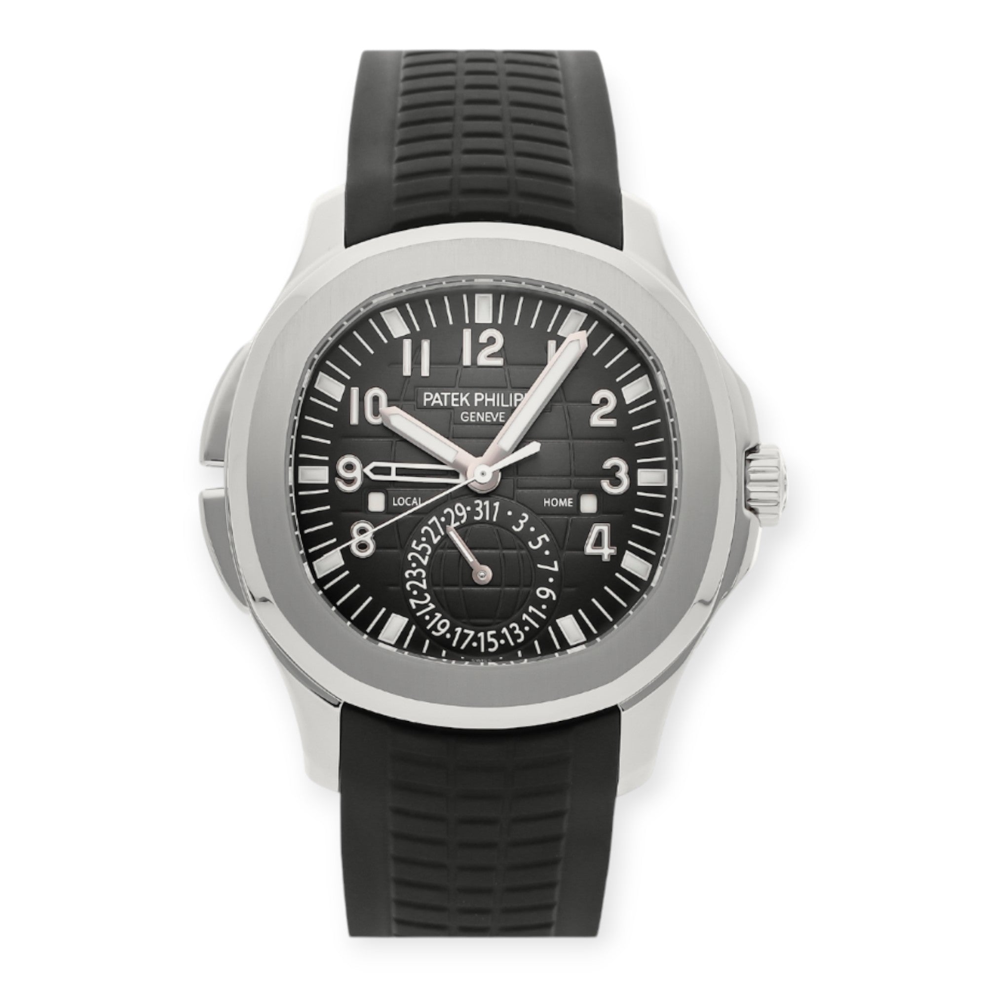 Patek Philippe Aquanaut 5164A-001 40.8MM Black Dial With Black Strap