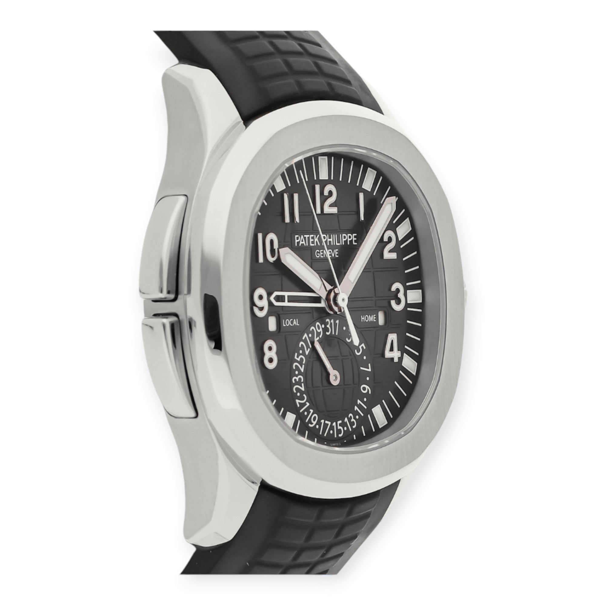 Patek Philippe Aquanaut 5164A-001 40.8MM Black Dial With Black Strap