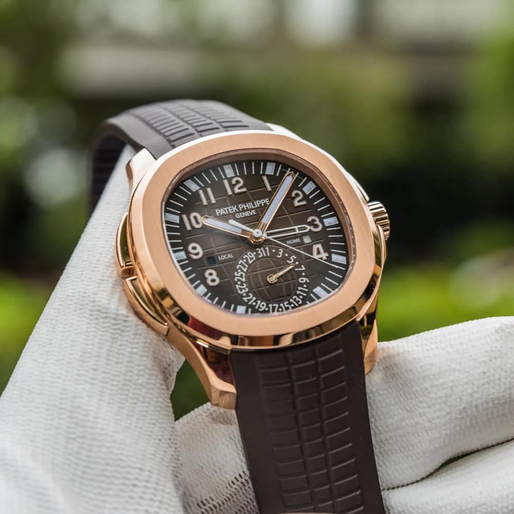 Patek Philippe Aquanaut 5164R 40.8MM Brown Dial With Brown Strap