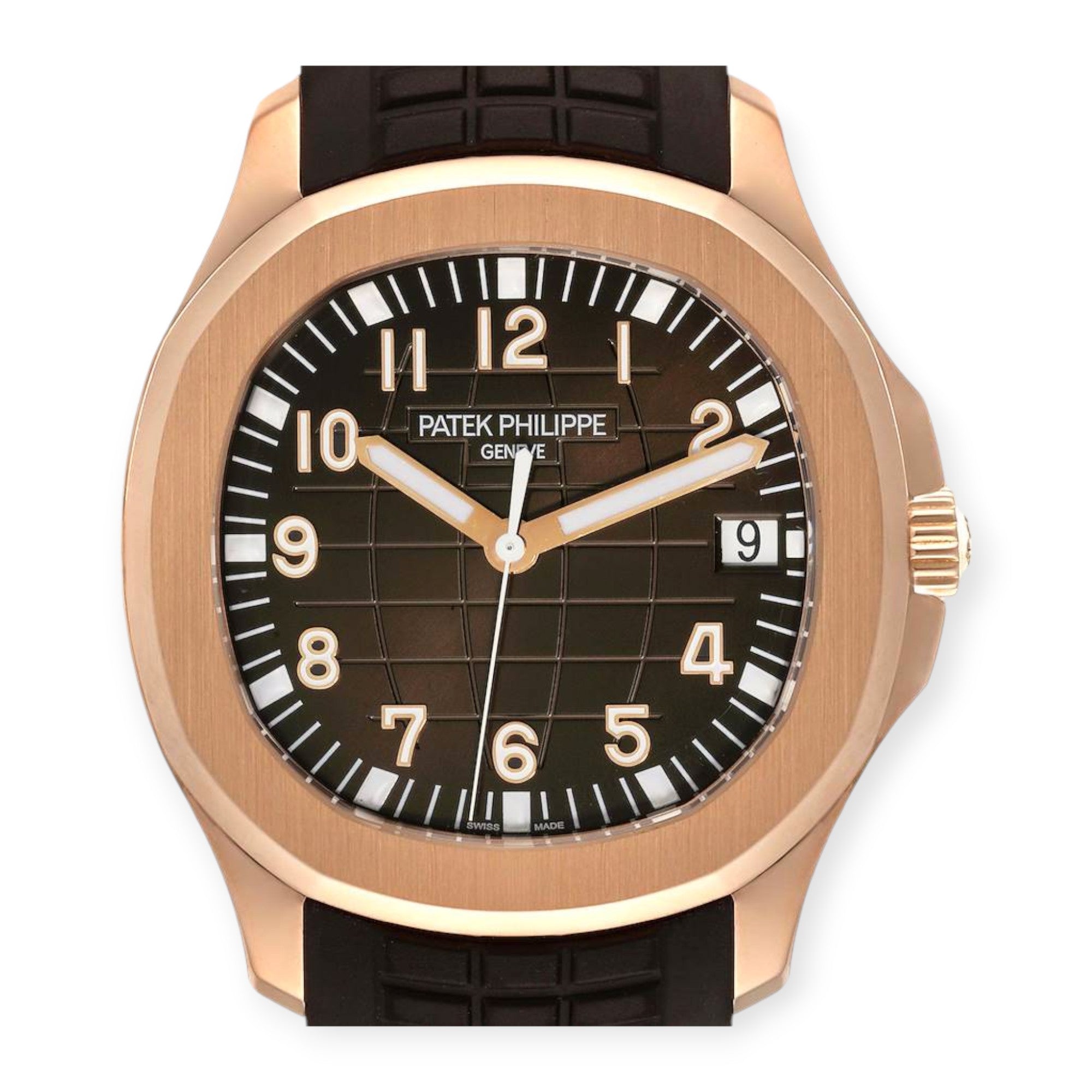 Patek Philippe Aquanaut Date 5167R Rose Gold Mens Watch