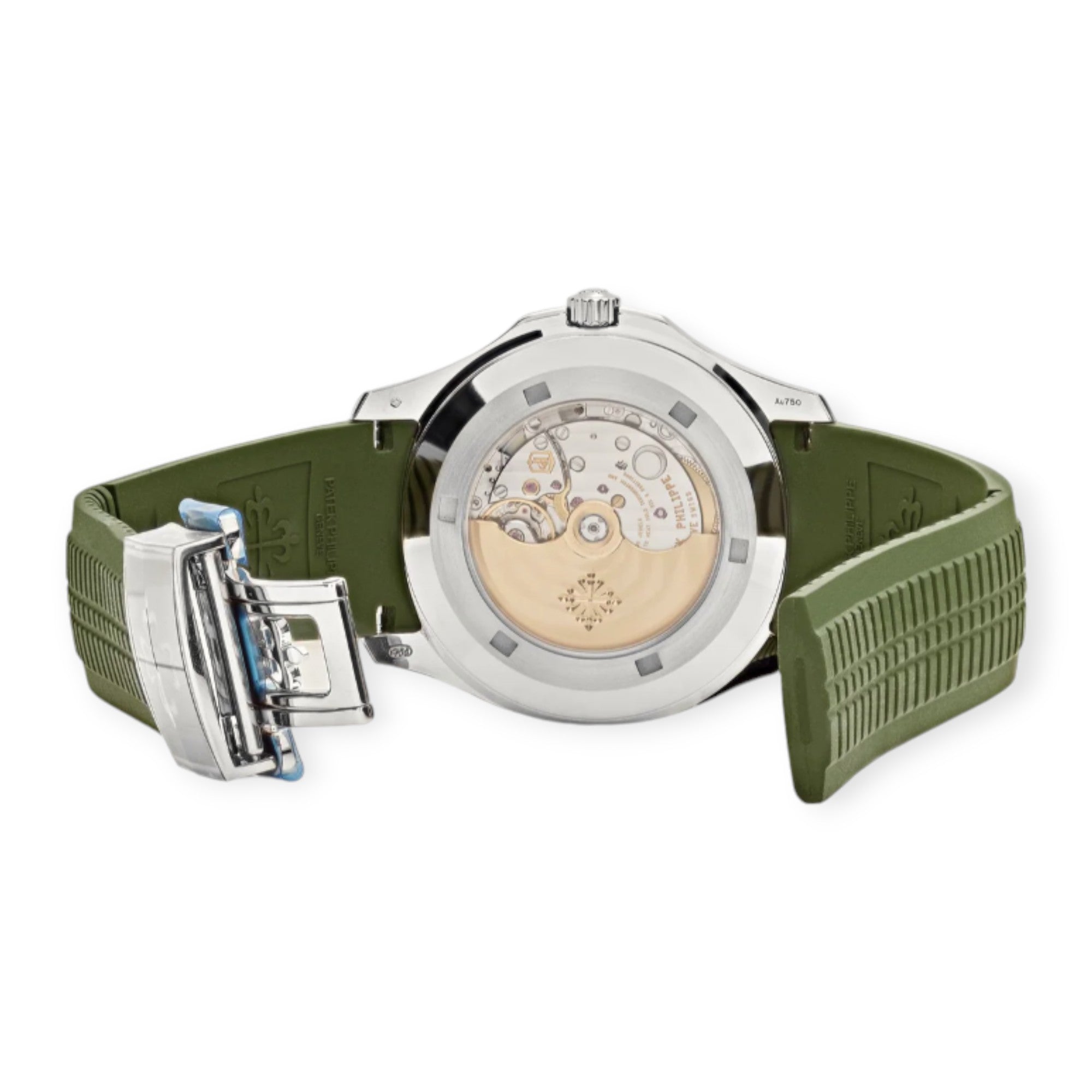 Patek Philippe Aquanaut 5168G 42.2MM Khaki Green Dial With Composite Strap