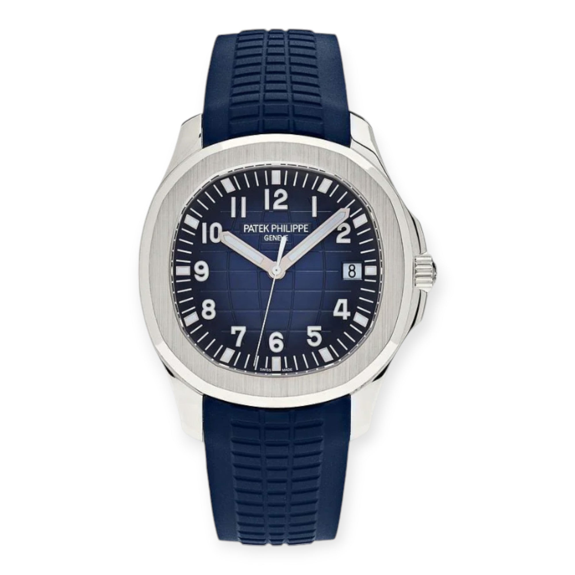 Patek Philippe Aquanaut 5168G 42.2MM Blue Dial With Blue Composite Strap