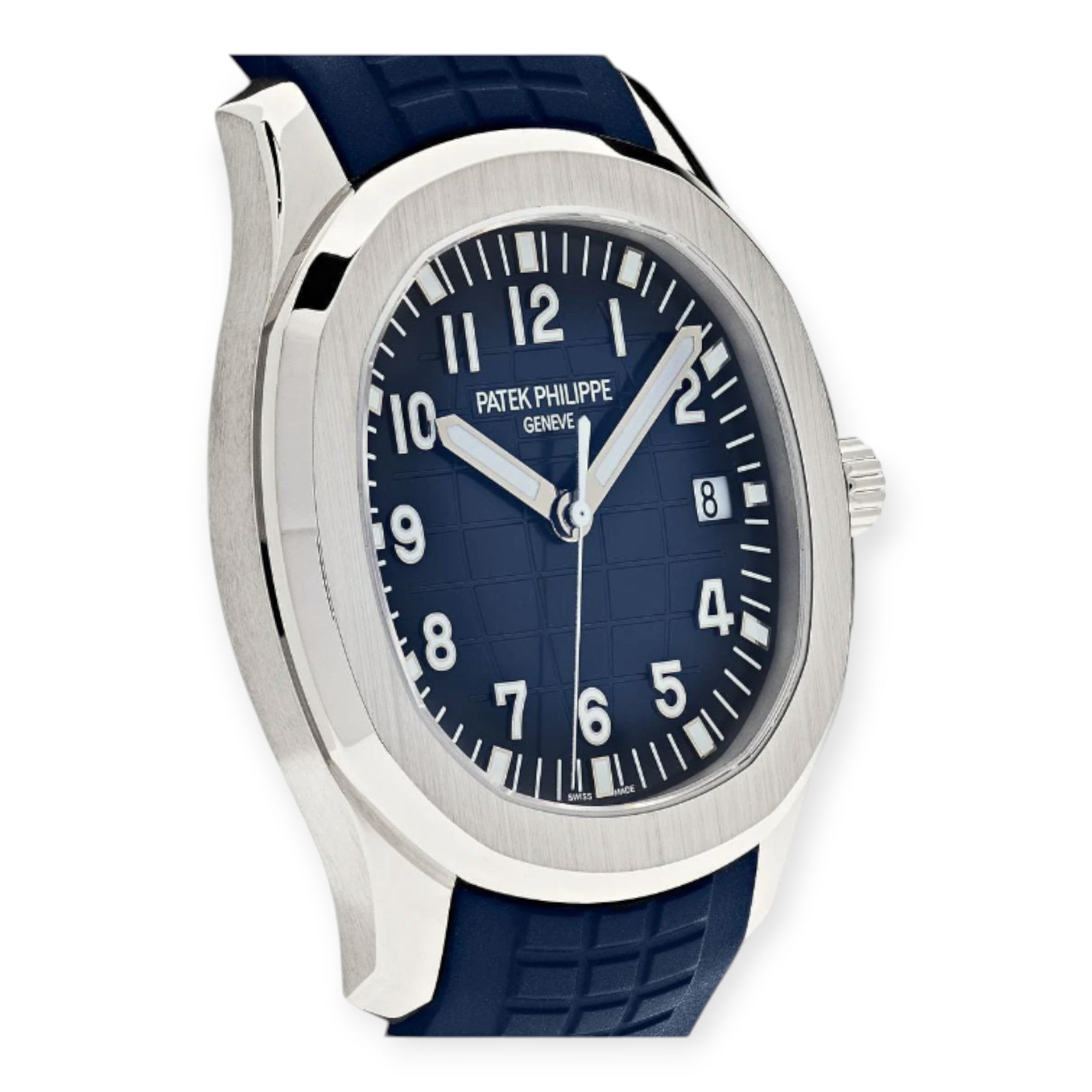 Patek Philippe Aquanaut 5168G 42.2MM Blue Dial With Blue Composite Strap