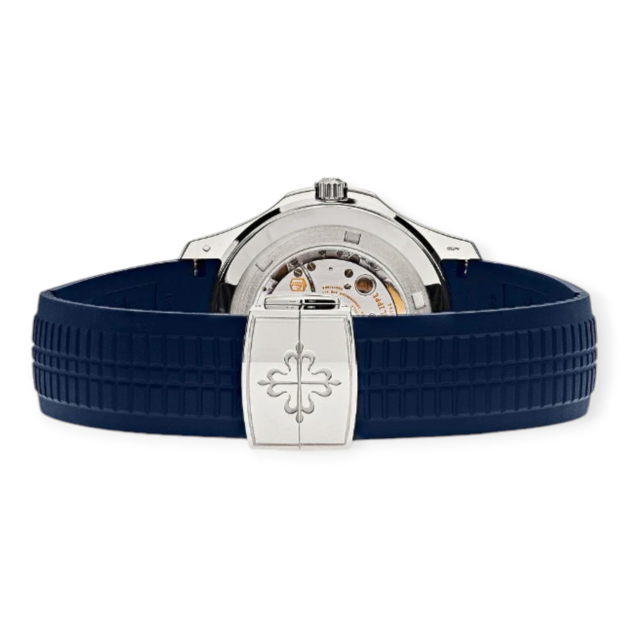 Patek Philippe Aquanaut 5168G 42.2MM Blue Dial With Blue Composite Strap