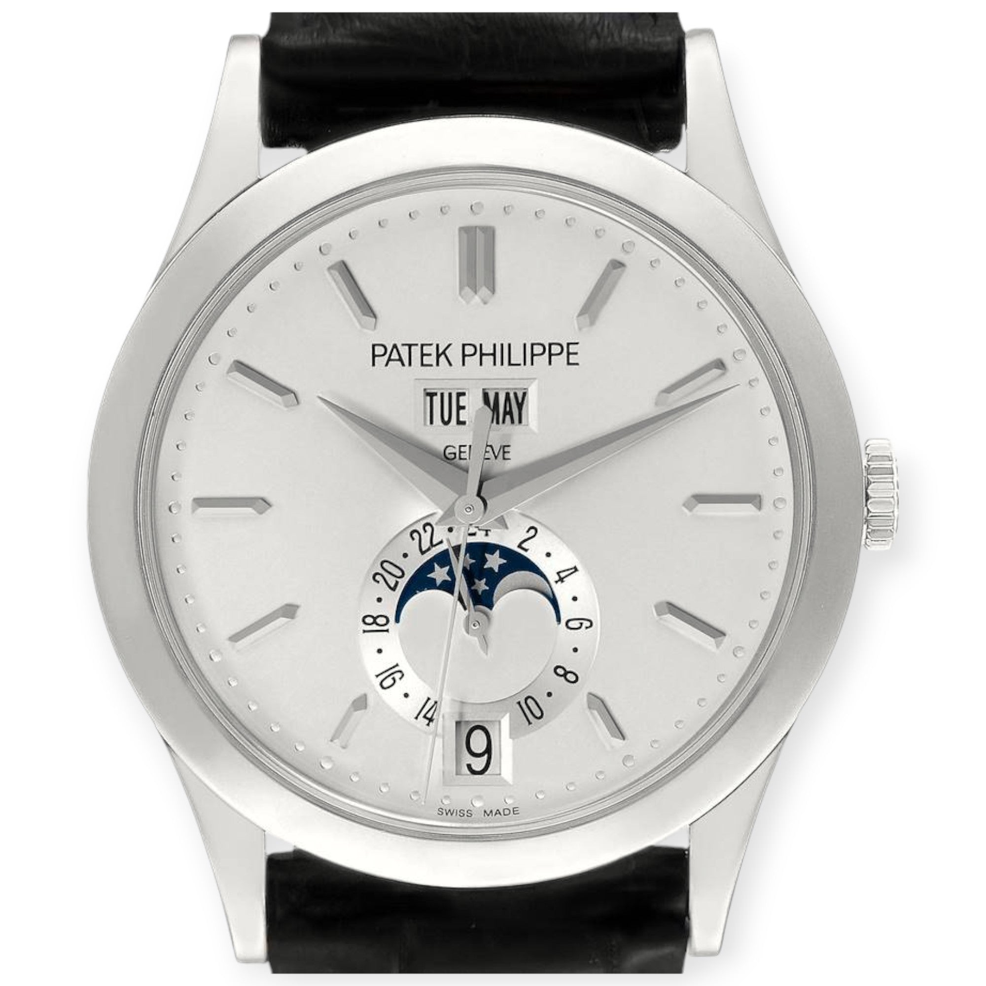 Patek Philippe Complications Annual Calendar White Gold Mens Watch 5396G