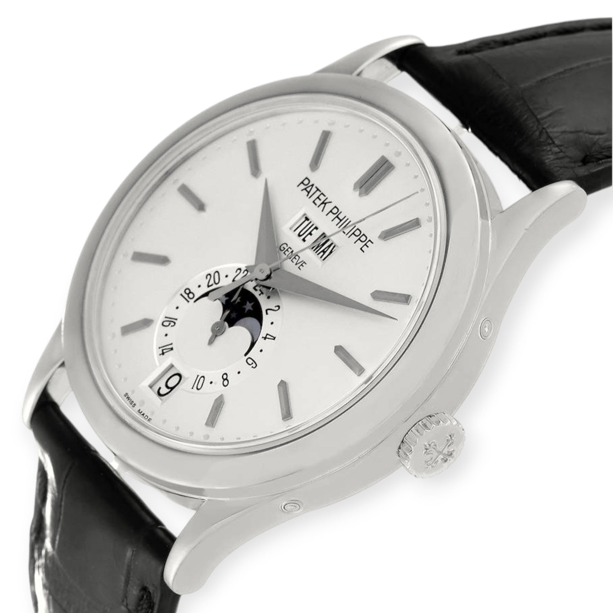 Patek Philippe Complications Annual Calendar White Gold Mens Watch 5396G