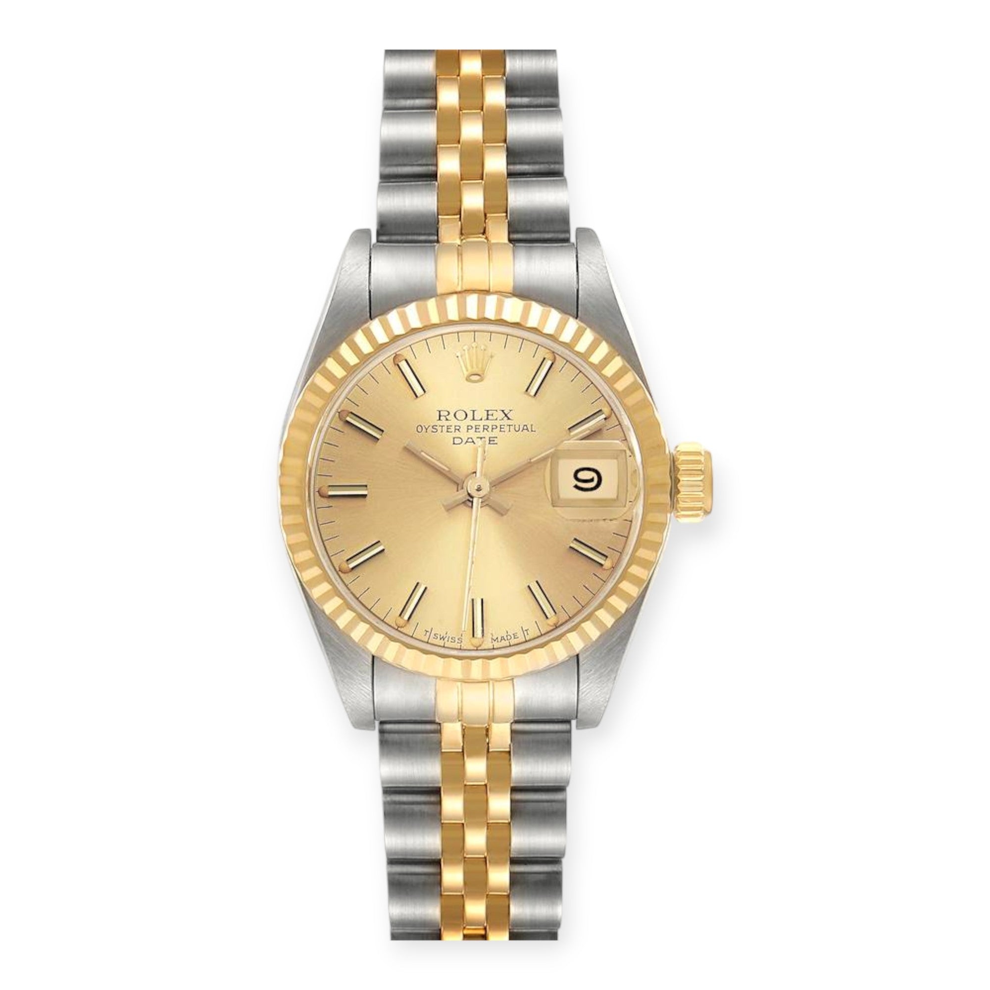 Rolex Datejust 69173 26MM Champagne Dial With Two Tone Jubilee Bracelet