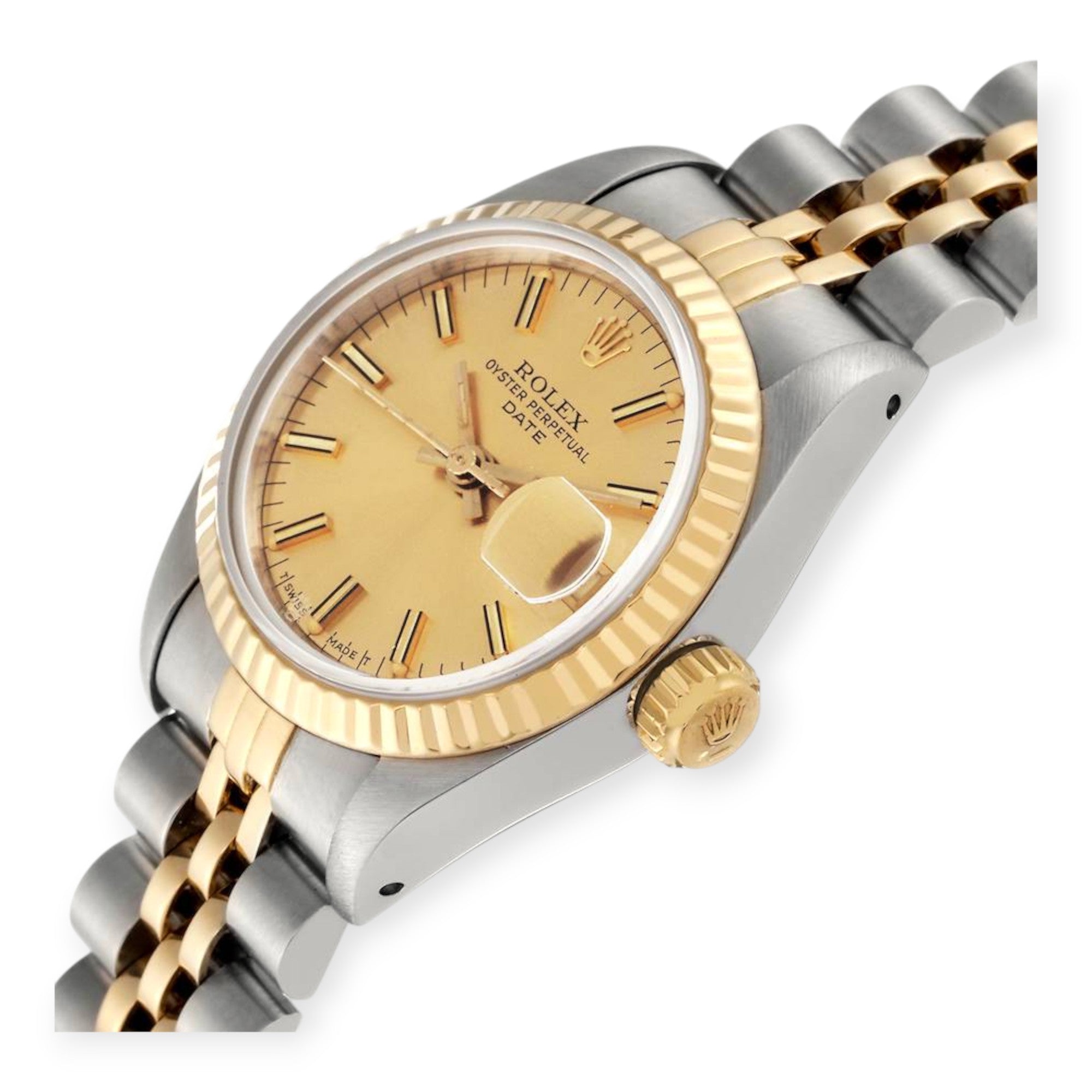 Rolex Datejust 69173 26MM Champagne Dial With Two Tone Jubilee Bracelet