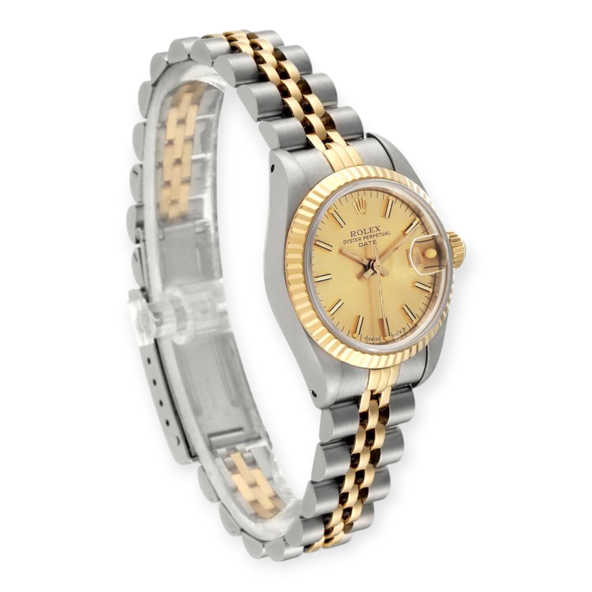 Rolex Datejust 69173 26MM Champagne Dial With Two Tone Jubilee Bracelet