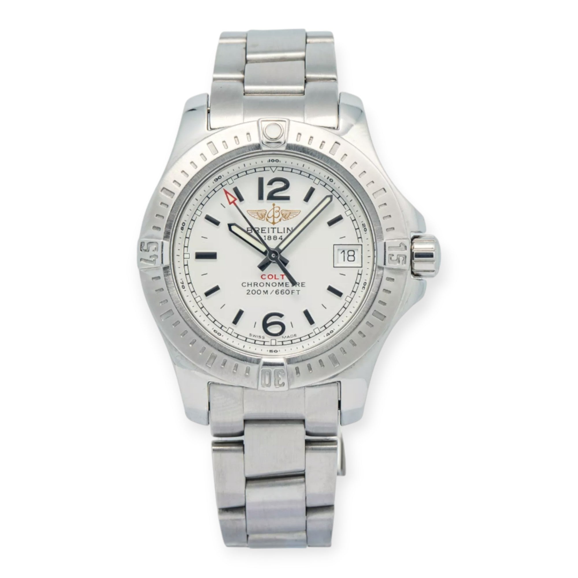 Breitling Colt A7738811/G793 Stainless Quartz Ladies Watch 33mm