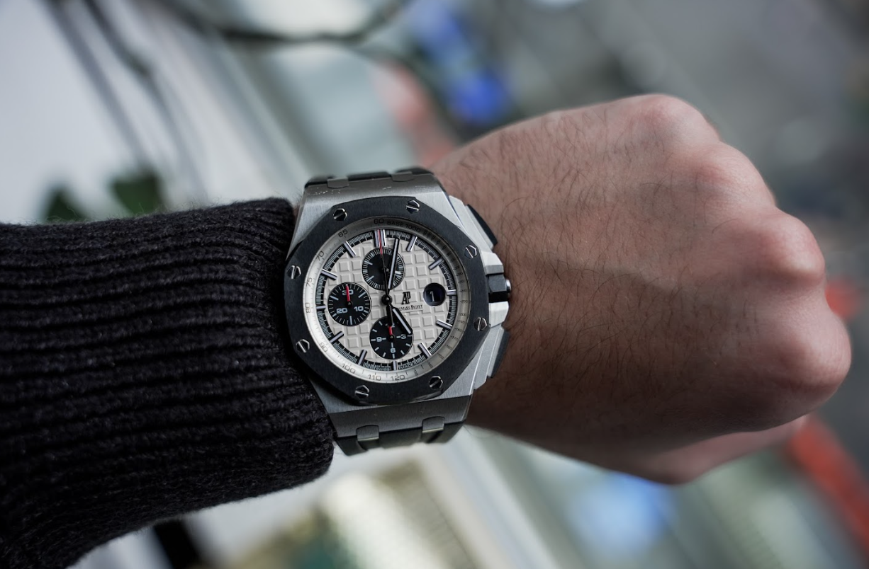 Audemars Piguet Royal Oak Offshore 26400SO 44mm Stainless Steel Black Dial Rubber Strap